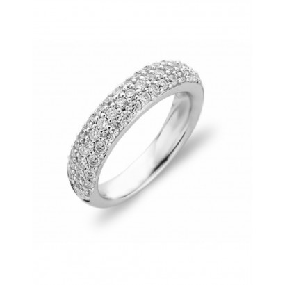 Anillo Ti sento plata circon pave - 1304ZI
