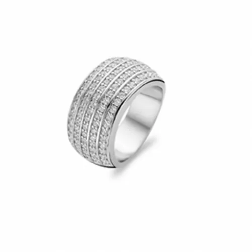 Anillo Ti sento plata circon pave - 1774ZI