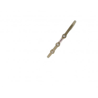Anillo oro rosa 18klts brillantes 0,013k - FBR1159S