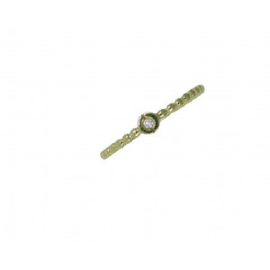 Anillo oro amarillo 18blts  brillante 0.015k - FBR1166SG
