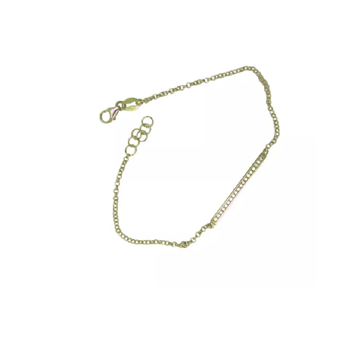 Polsera or groc 18klts brillants 0.095k - PU-62-1