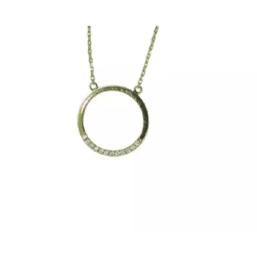 Colgante oro amarillo 18klts y brillantes 0.054k - BR2258CCA