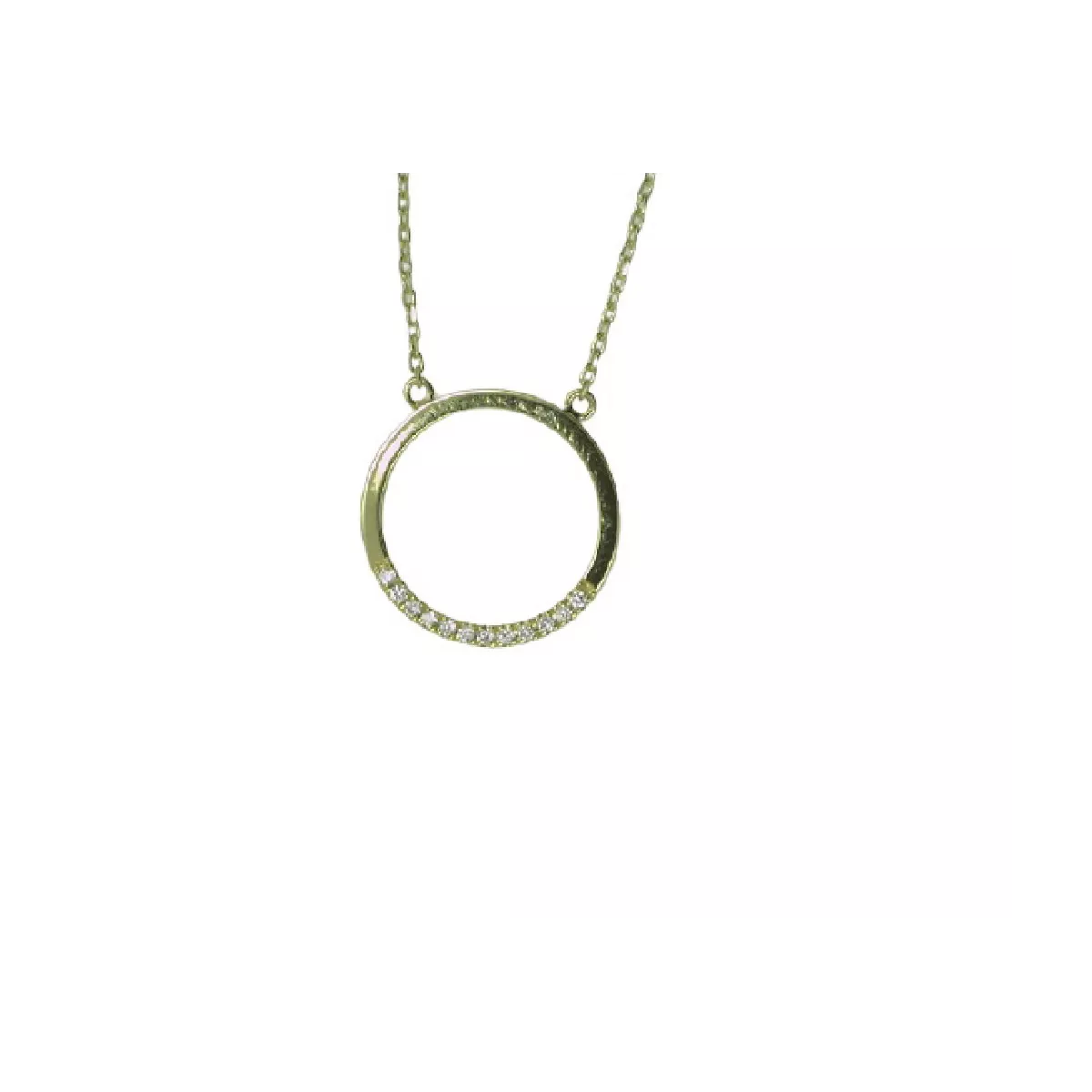 Colgante oro amarillo 18klts y brillantes 0.054k - BR2258CCA