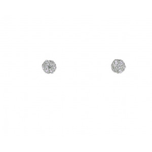 Arracades or blanc 18klts i brillants 0,248k - BR1925-2P