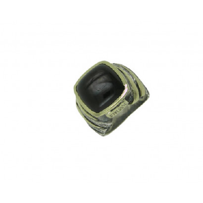 Anillo G.Styliano plata oro y hyprestene - ASP1545H
