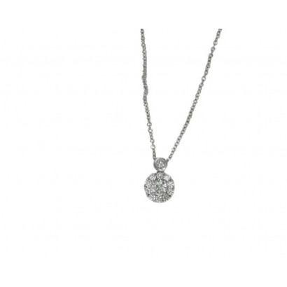 Penjoll or blanc i brillants 0.35k - V-3326/CL