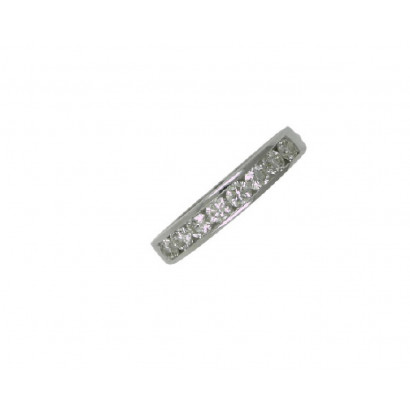 Anillo oro blanco brillantes 0.56k  - V-2677/AL/7