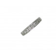 Anillo oro blanco brillantes 0.56k  - V-2677/AL/7