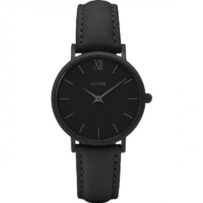 Reloj Cluse Minuit 33mm acero negro - CL30008