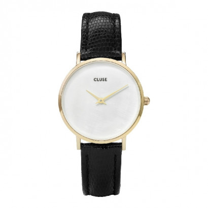 Reloj cluse minuit 33mm pvd gold correa  - CL30048
