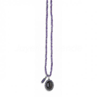 Penjoll Platadepalo plata lila-granat - CN10C