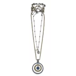 Colgante Platadepalo plata bronce circon  - CN11B