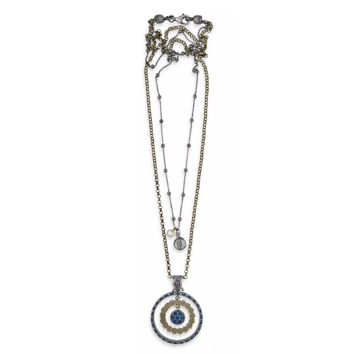 Colgante Platadepalo plata bronce circon  - CN11B