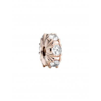 Clip Pandora plata rose zircon - 780046C01