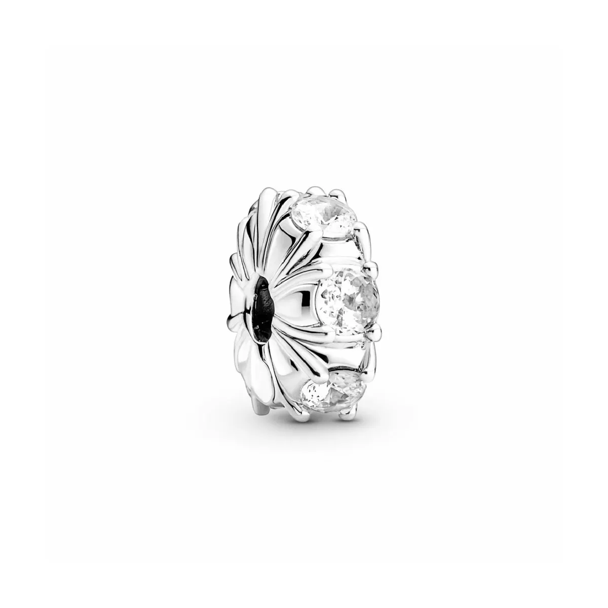 Clip Pandora plata zircon - 790046C01