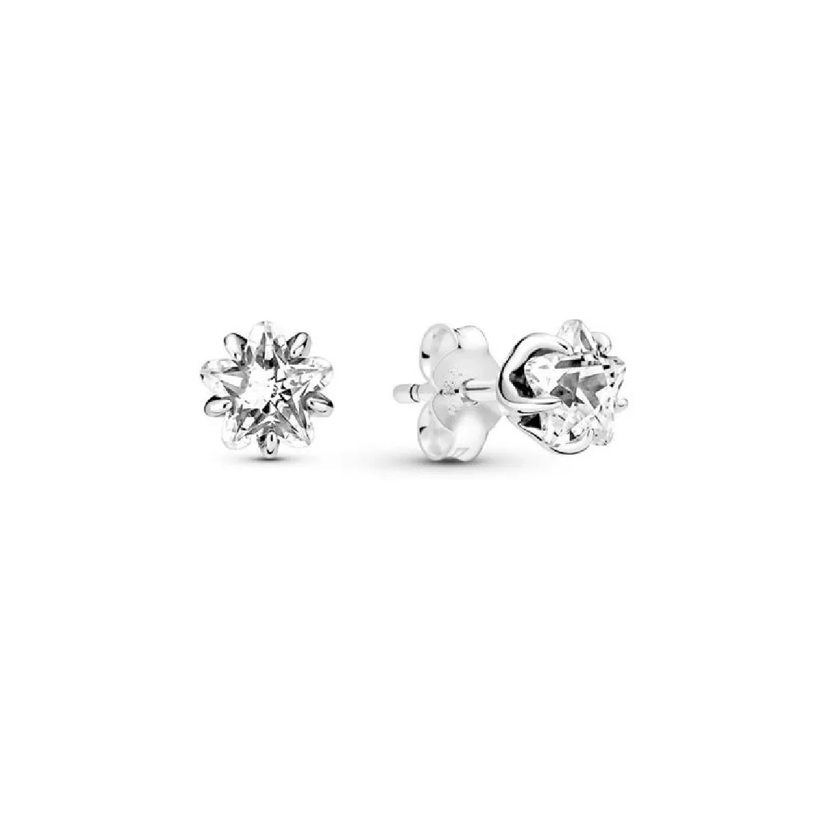 Arracades Pandora plata zircon estrella - 290023C01