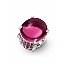 Charm Pandora zircon vermell - 799309C01