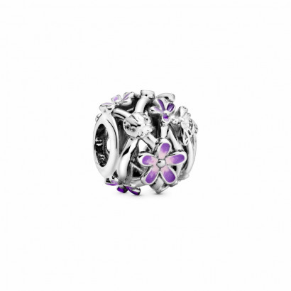 Charm Pandora flores lilas  - 798772C02