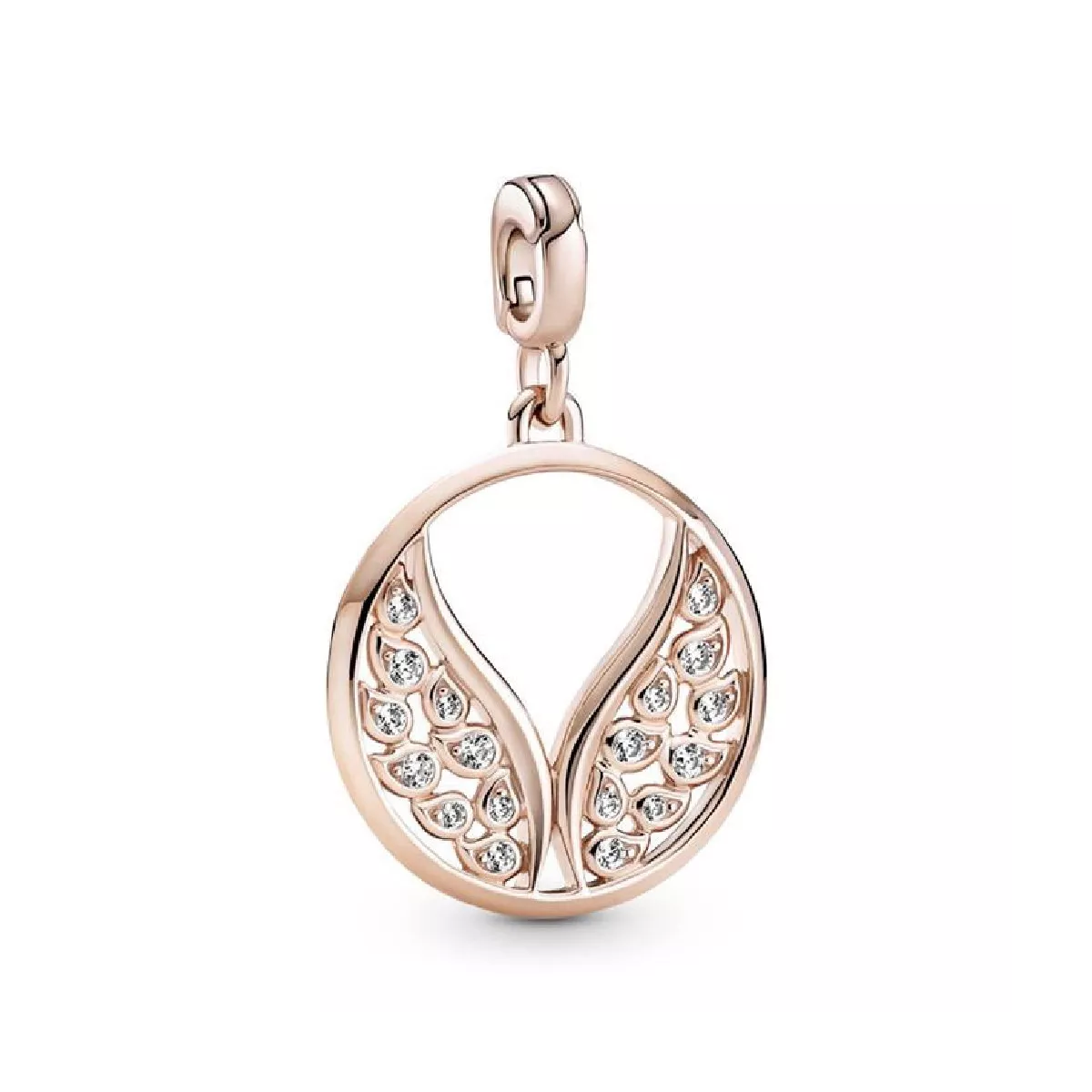 Charm Pandora plata rose ales zircon - 789672C01