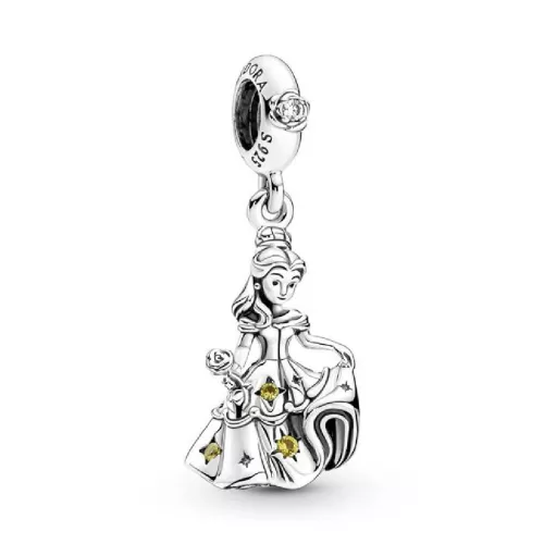 Charm Pandora Disney Belle plata - 790014C01