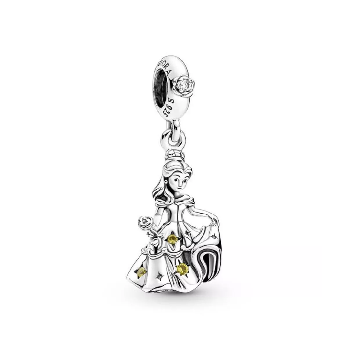 Charm Pandora Disney Belle plata - 790014C01