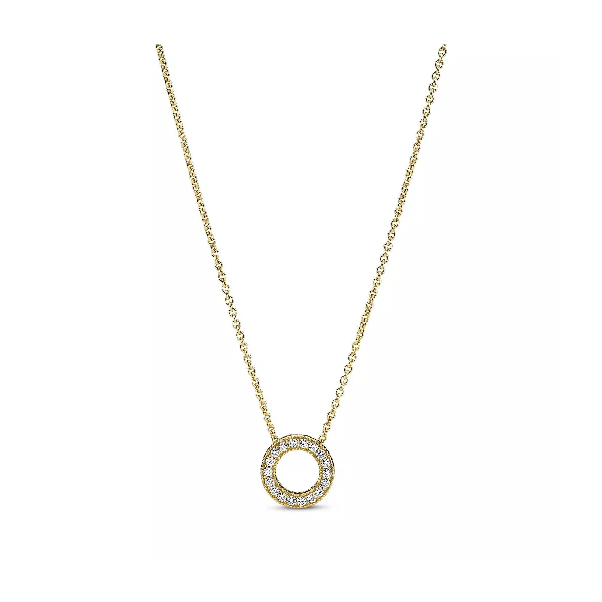 Penjoll Pandora plata xapada zircon - 367436C01-45