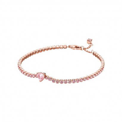Pulsera Pandora plata rose circon rosa - 580041C01