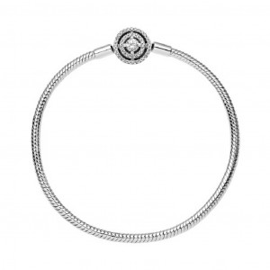 Polsera Pandora plata tanca zircon - 590038C01