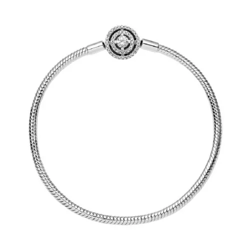 Polsera Pandora plata tanca zircon - 590038C01