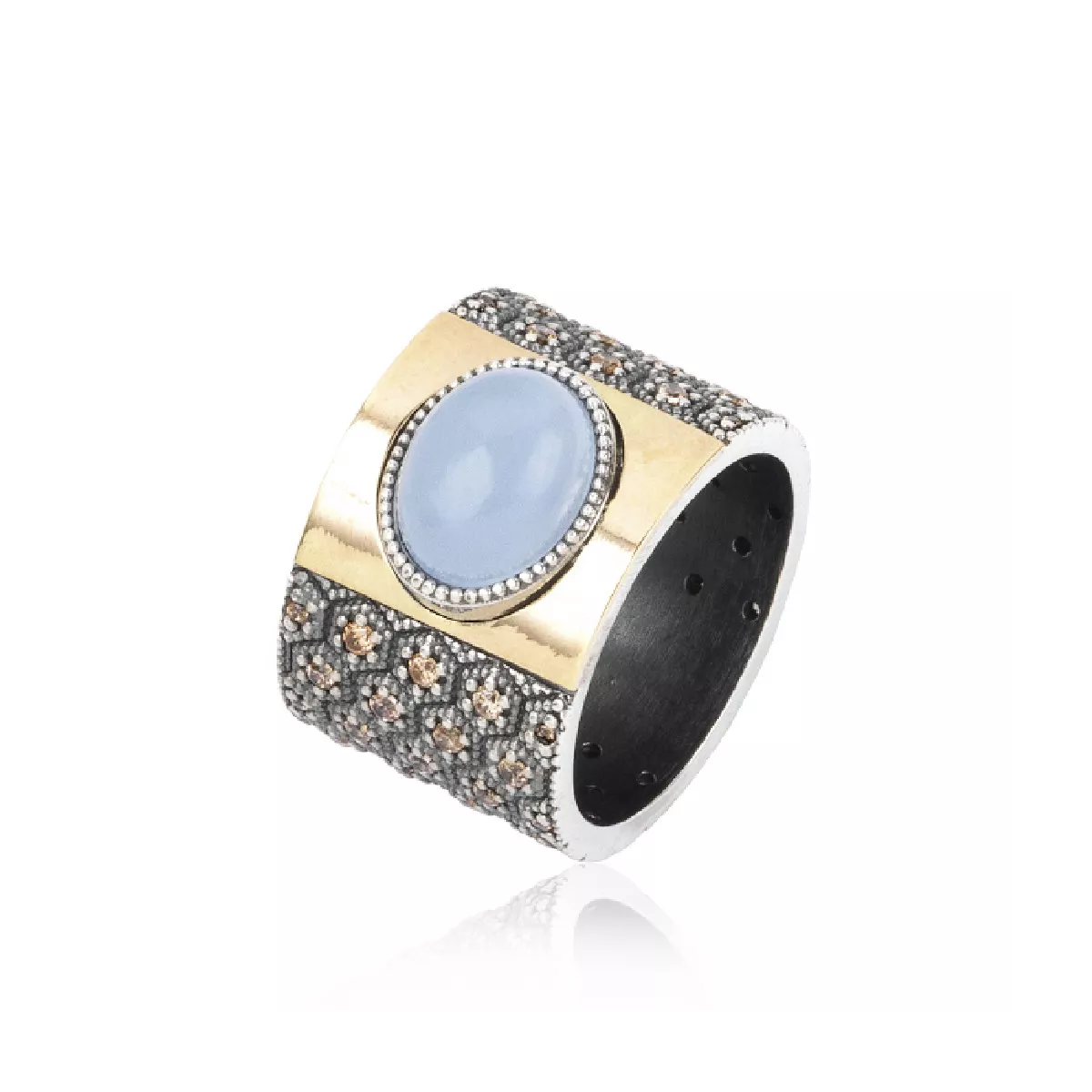 Anell Sunfield plata or calcedonia - AN062730/48