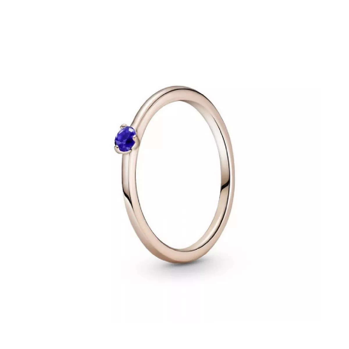 Anell Pandora plata rose zircon blau - 189259C04