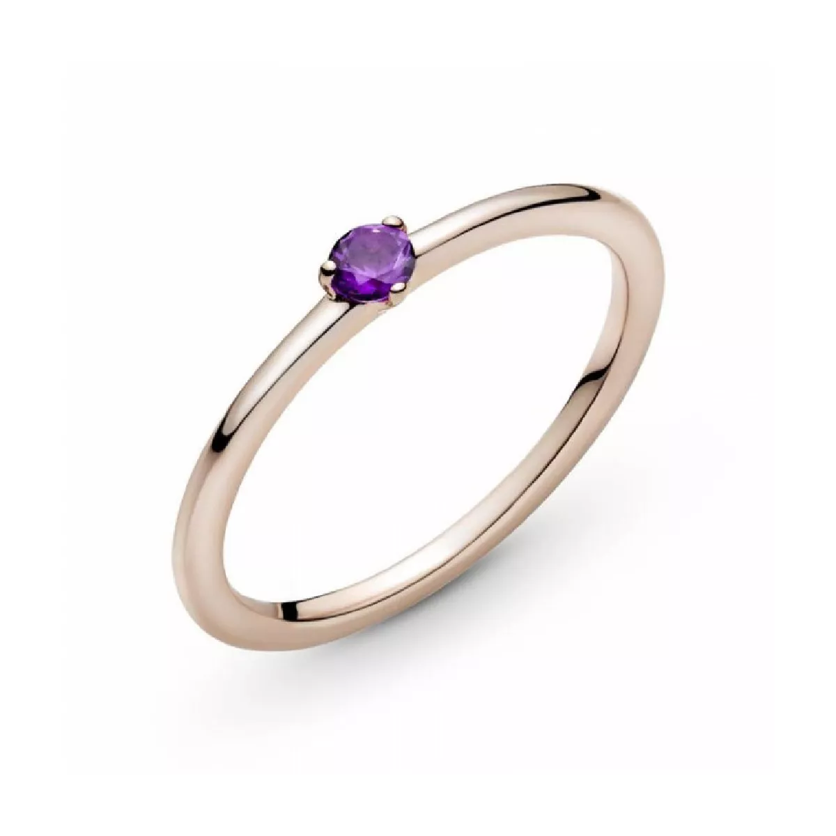 Anell Pandora plata rose zircon lila - 189259C06