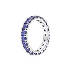 Anell Pandora plata zircon blau - 190050C02
