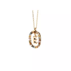 Penjoll Pdpaola inicial E plata bany or 18k - CO01-264-U