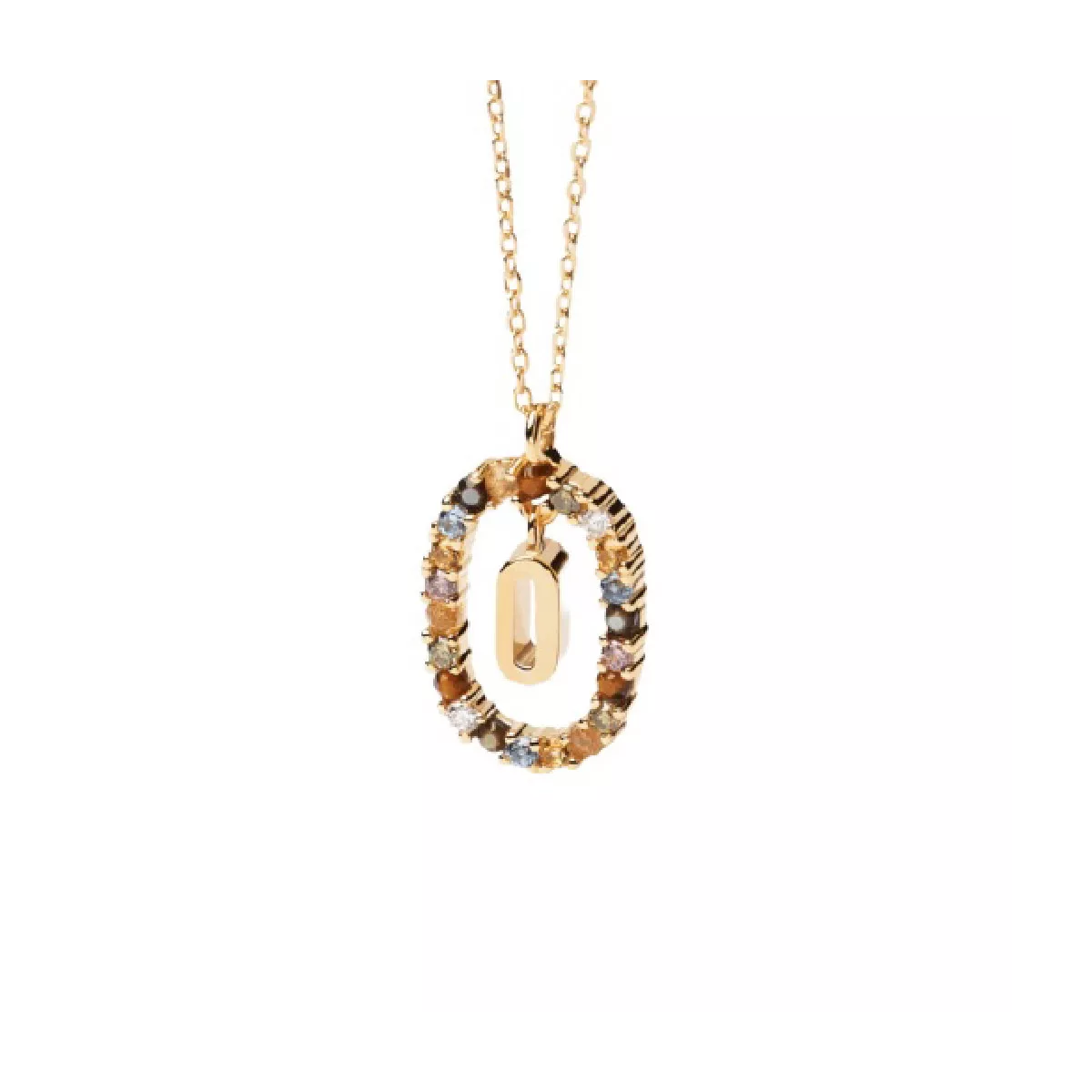 Penjoll Pdpaola inicial O plata bany or 18k - CO01-274-U