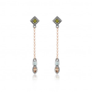Arracades Sunfield plata rose quars opal - PE062642