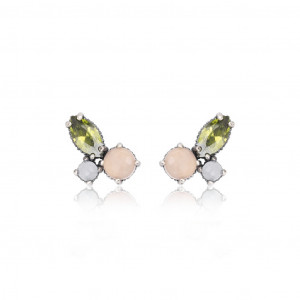 Arracades Sunfield plata quars rosa calcedonia - PE062653