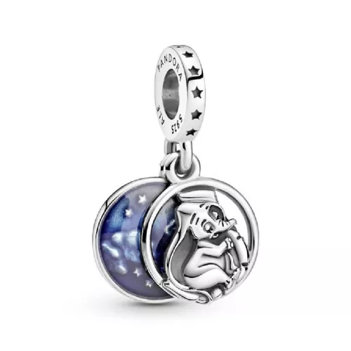 Charm Pandora plata Dumbo esmalt blau - 799405C01