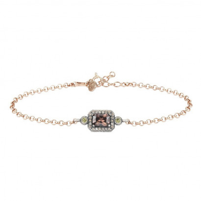 Polsera Sunfield plata rose zircon color - PU062308