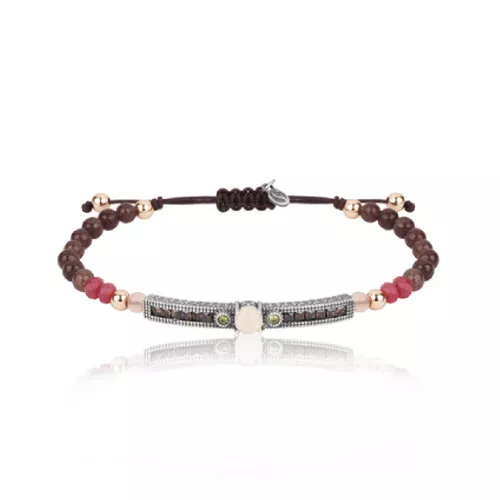 Polsera Sunfield plata quars rosa zircon - PU062671/15