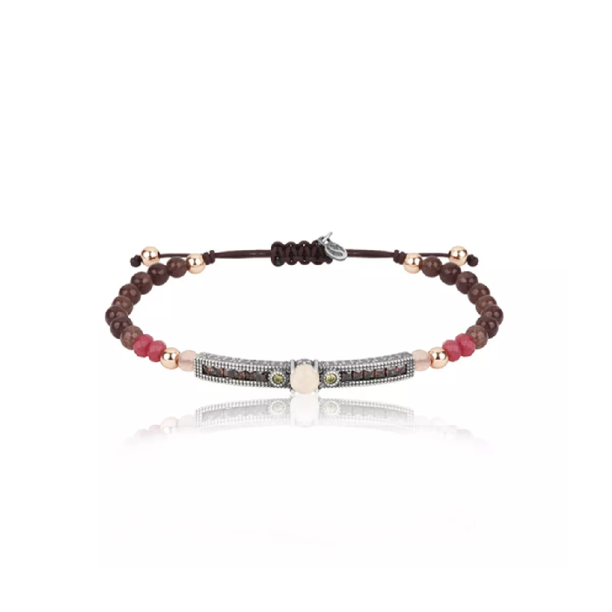 Polsera Sunfield plata quars rosa zircon - PU062671/15