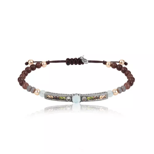 Polsera Sunfield plata aiguamarina zircon - PU062671/17