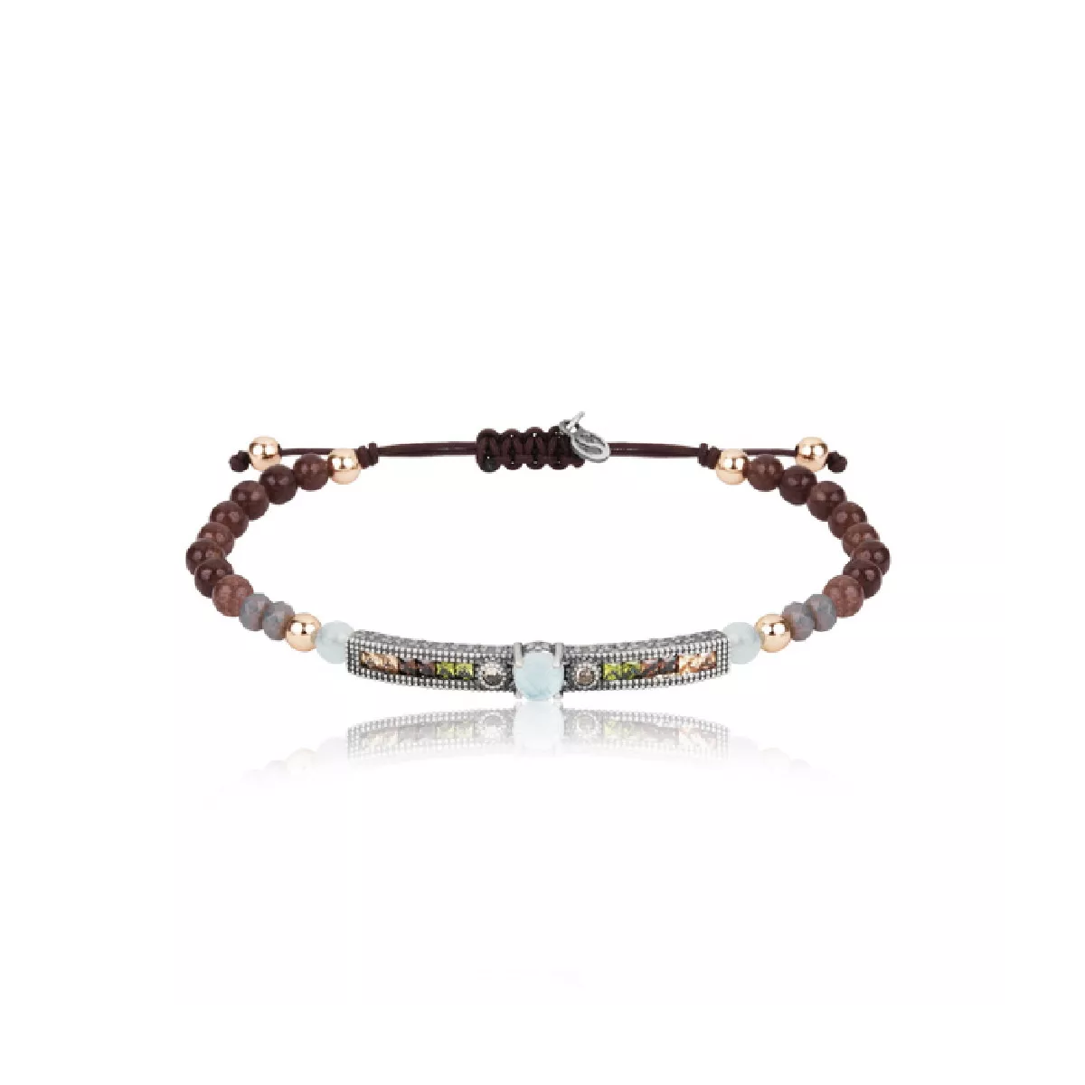 Polsera Sunfield plata aiguamarina zircon - PU062671/17