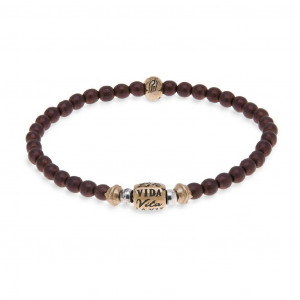 Pulsera Platadepalo bolas hematite - BB014M