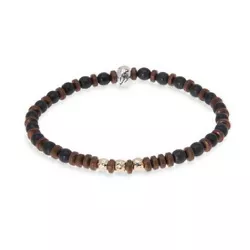 Polsera Platadepalo boles 4mm hematite - MB140X