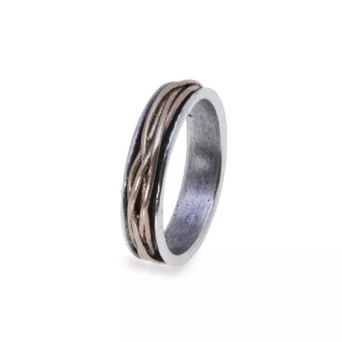 Anell Platadepalo plata bronce - MR007A