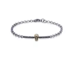 Polsera Platadepalo plata bronce zircon - CAB75N