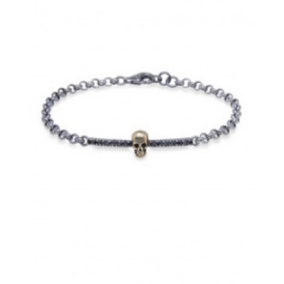 Polsera Platadepalo plata bronce zircon - CAB75N