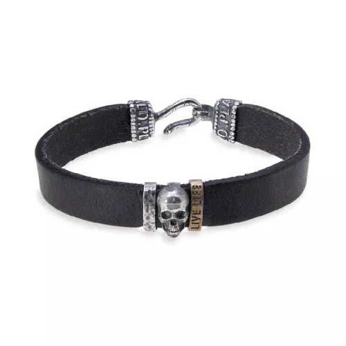 Polsera Platadepalo plata bronce pell - SB060X