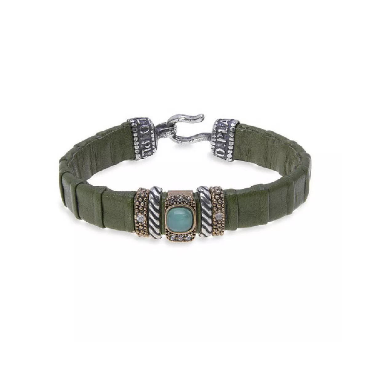 Polsera Platadepalo plata bronze pell - WB263V